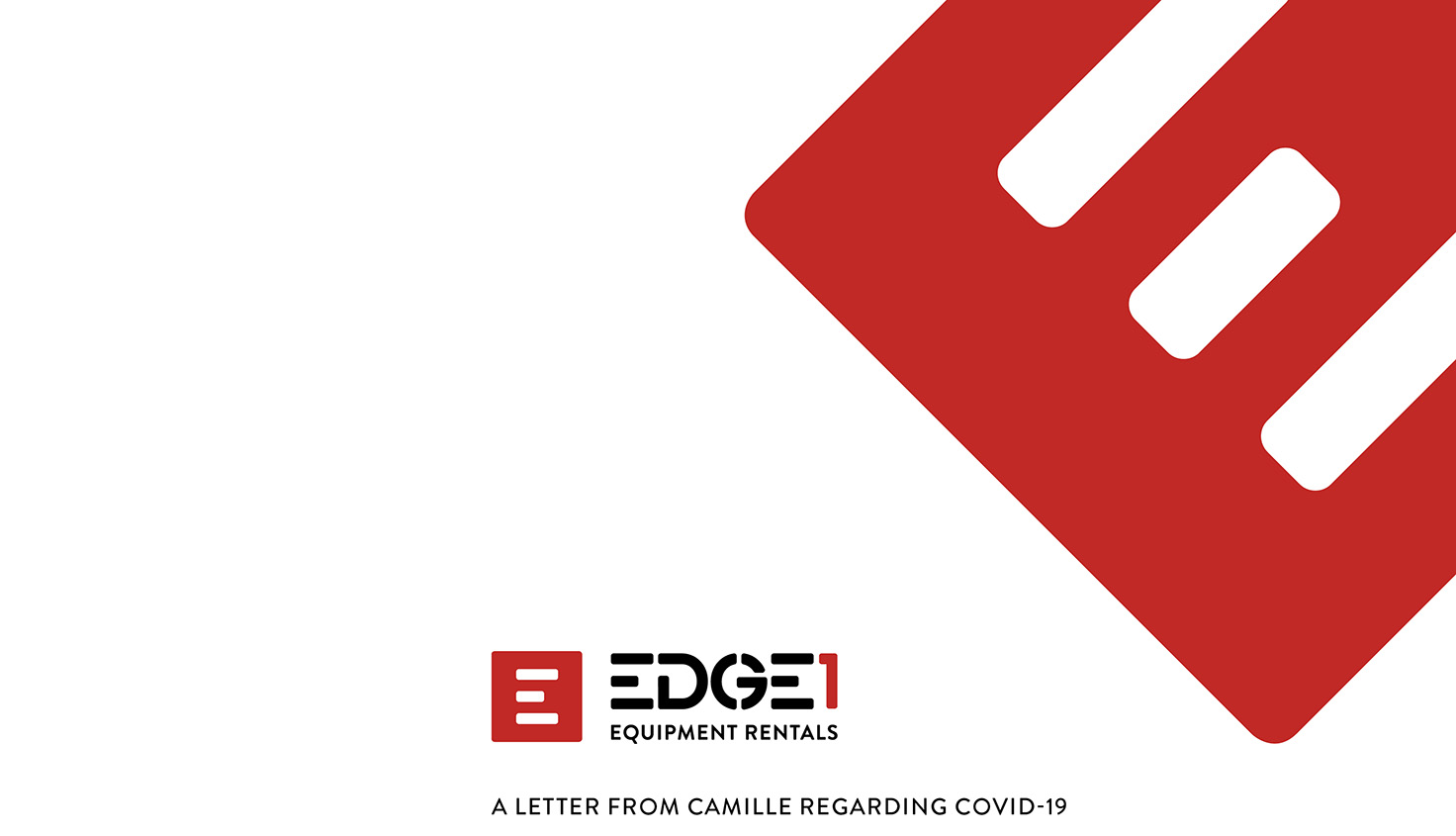 A Letter From Camille Regarding COVID-19